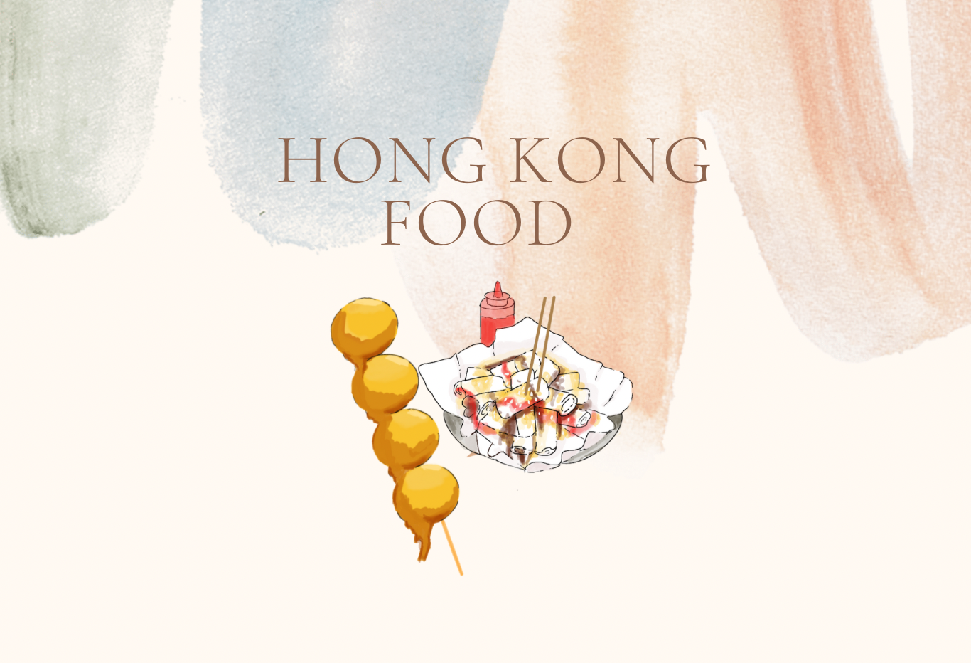 Embroidery Jewellery Collection - Hong Kong Food