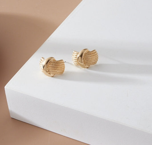 Vintage Style Gold Plated Earrings